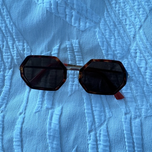 Zara hexagon shape sunglasses main image 5